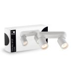 D'Lite Plafond Spot Clio Wit Kantelbaar| Geschikt voor 2x GU10