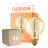 Voordeelpak 4x Osram Vintage 1906 LED E27 Globe Filament Goud 95mm 7W 600lm - 822 Zeer Warm Wit | Dimbaar